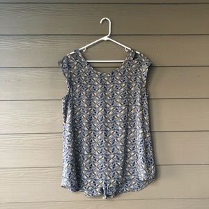 Perception Concept Cold Shoulder Blouse Size XL